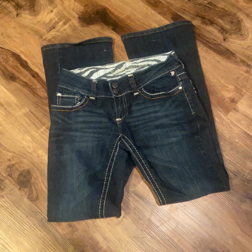 Double Take denim blue jeans size 7